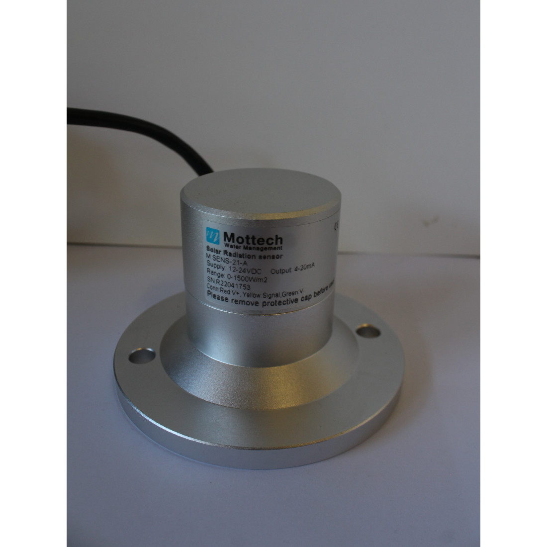 Mottech Solar Radiation Sensor 0-1500W/ M2 4-20Ma