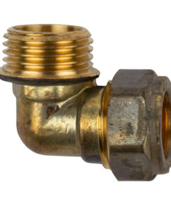 Compression Brass Elbow 90D Cxmi 22Mmx3/4 Sabs
