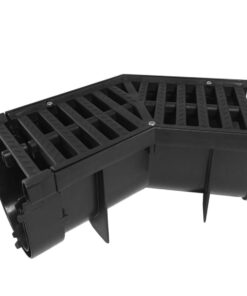 Co-Drain Channel Kit 135 Deg Bend - Black