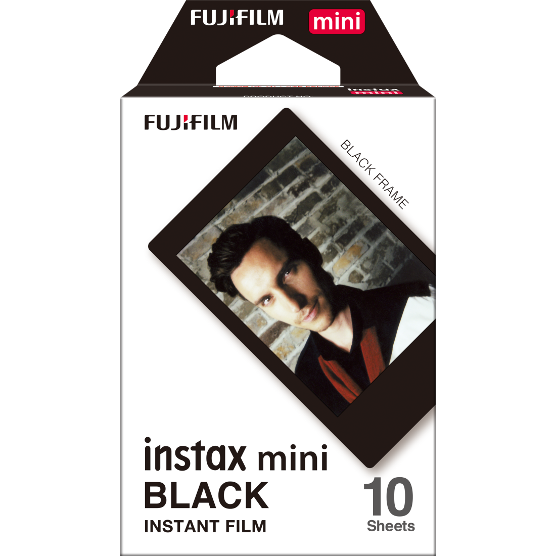 Instax Film Mini Pat Black Frame 1 Pack (10 Sheets)