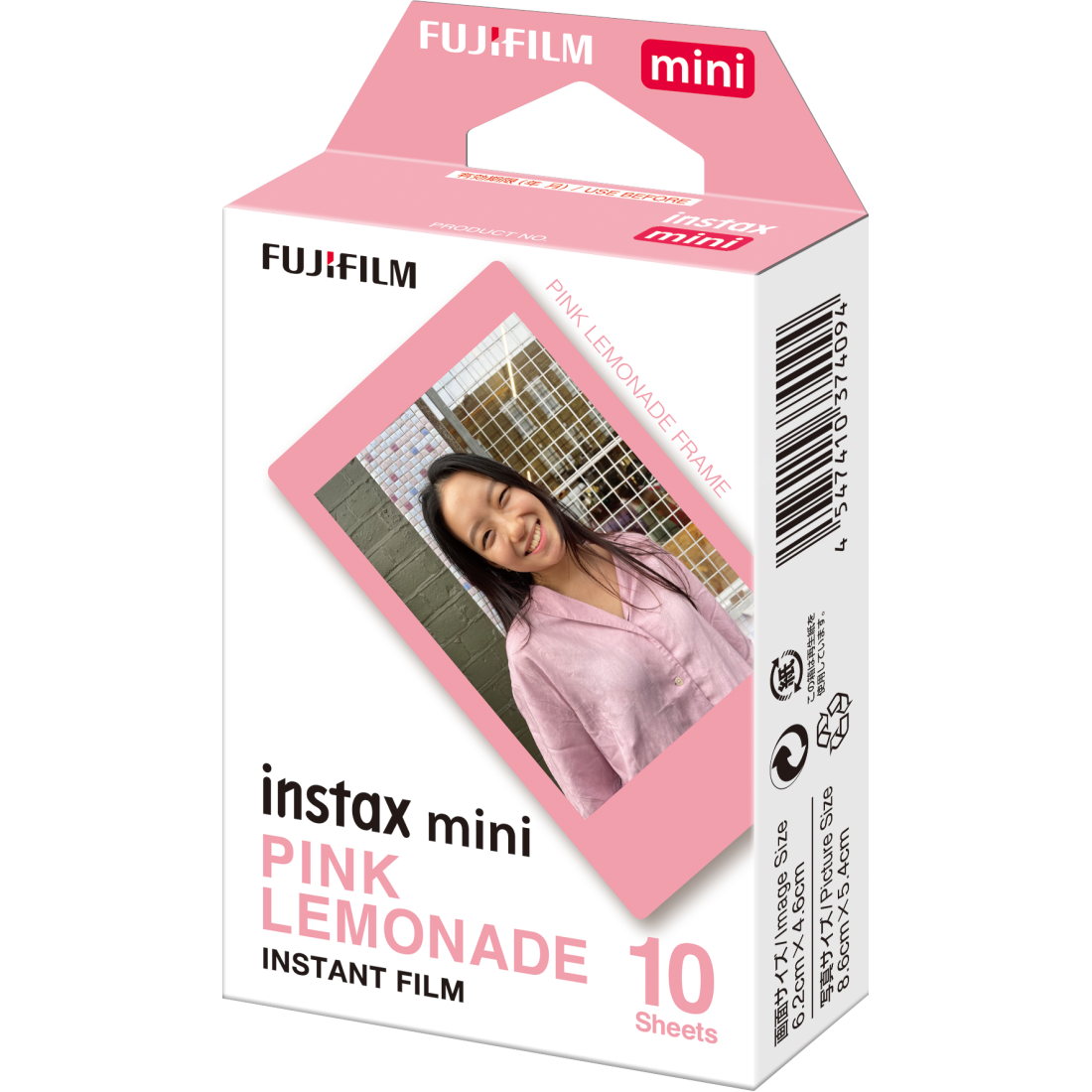 Instax Film Mini Pat Pink Lemonade 1 Pack (10 Sheets)