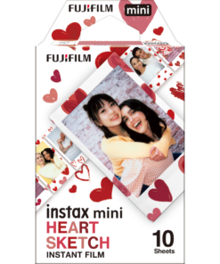 Instax Film Mini Pat Heart Sketch 1 Pack (10 Sheets)