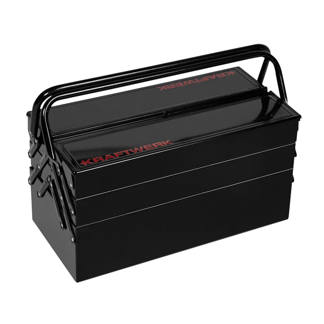 Kraftwerk 106-Piece 1/4" + 1/2" Universal Tool Set In Metal Box Cantilever - Image 2