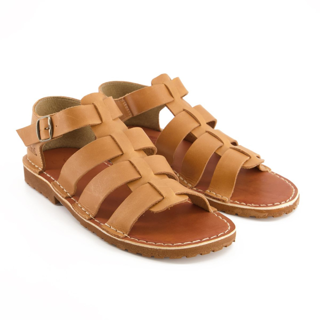 Bata Safari Mens Sandal Open Toe Tan Size 9 - Image 2