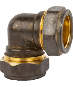 Compression Brass Elbow 90D Cxc 22Mm Sabs