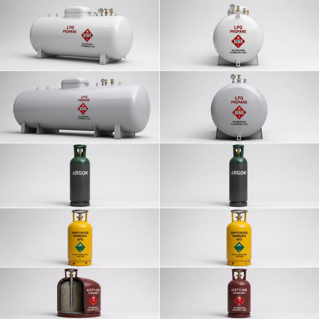 empty 9kg gas bottle price