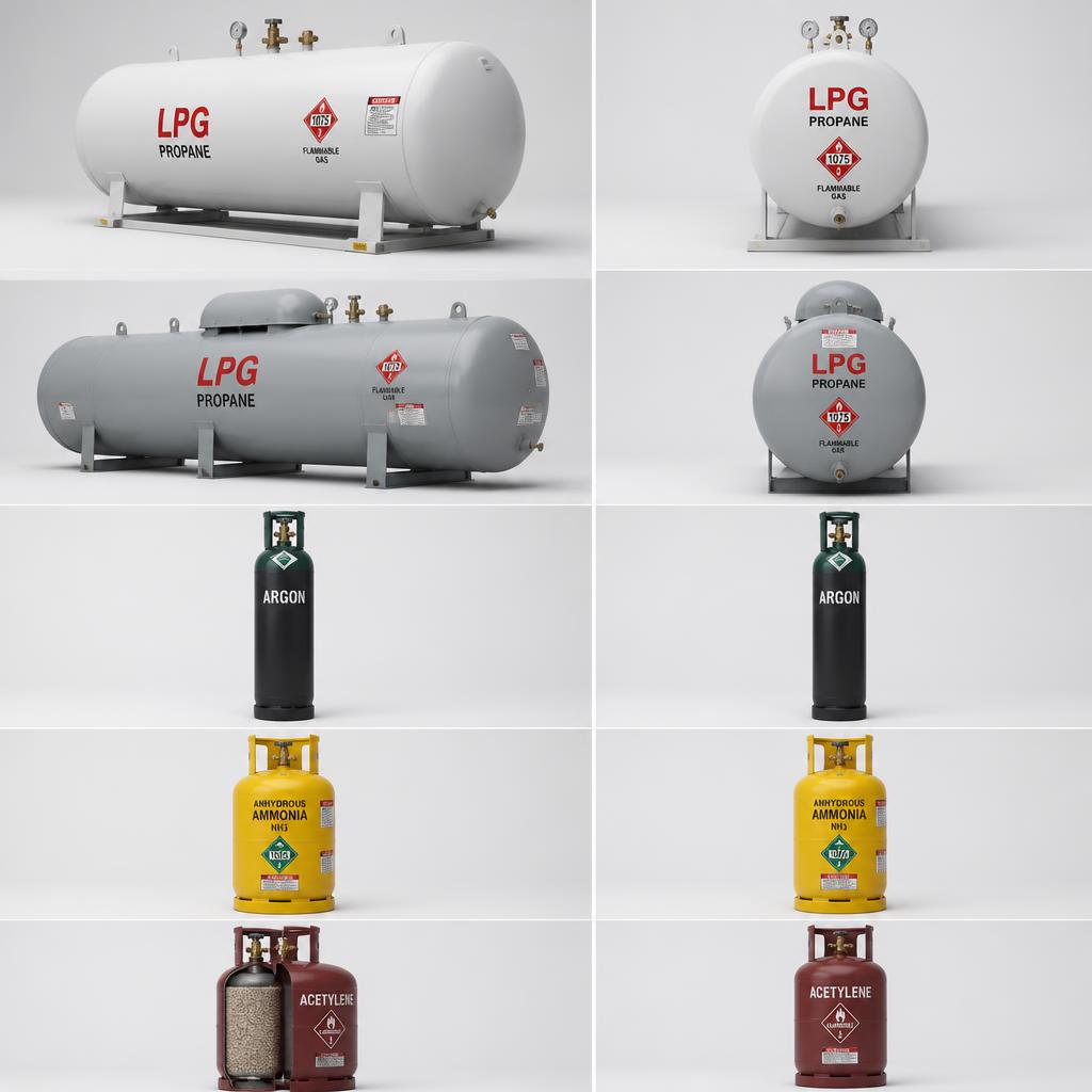 Argon/CO2 Mix Shielding Gas Cylinder 50L (Bulk Production Lines) - Image 2